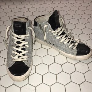 Leather Crown handmade Italian sneakers sz 41